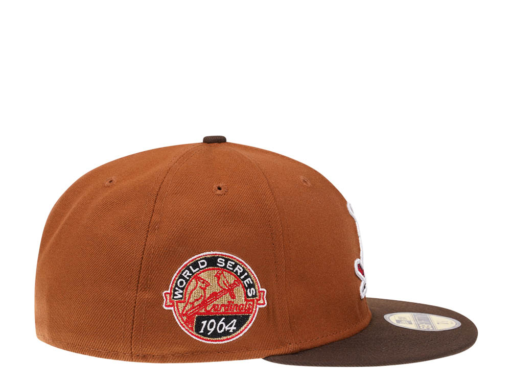 New Era St. Louis Cardinals World Series 1964 Bourbon and Suede Edition 59Fifty Fitted Cap