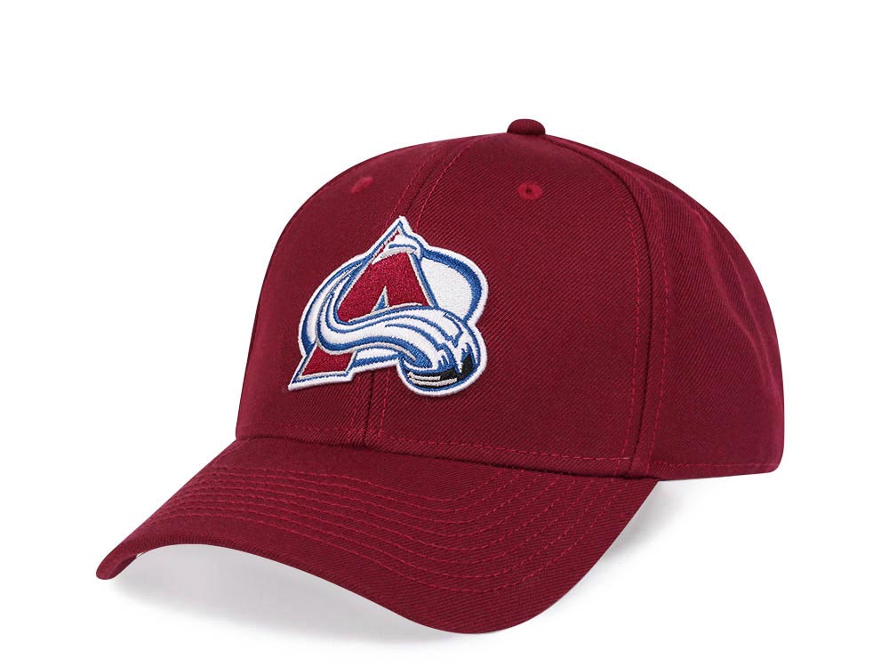 American Needle Colorado Avalanche Red Stadium Curved Snapback Cap