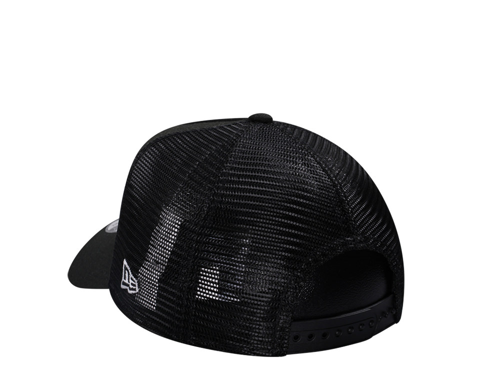 New Era Los Angeles Dodgers Classic Black Trucker A Frame 9Forty Snapback Cap