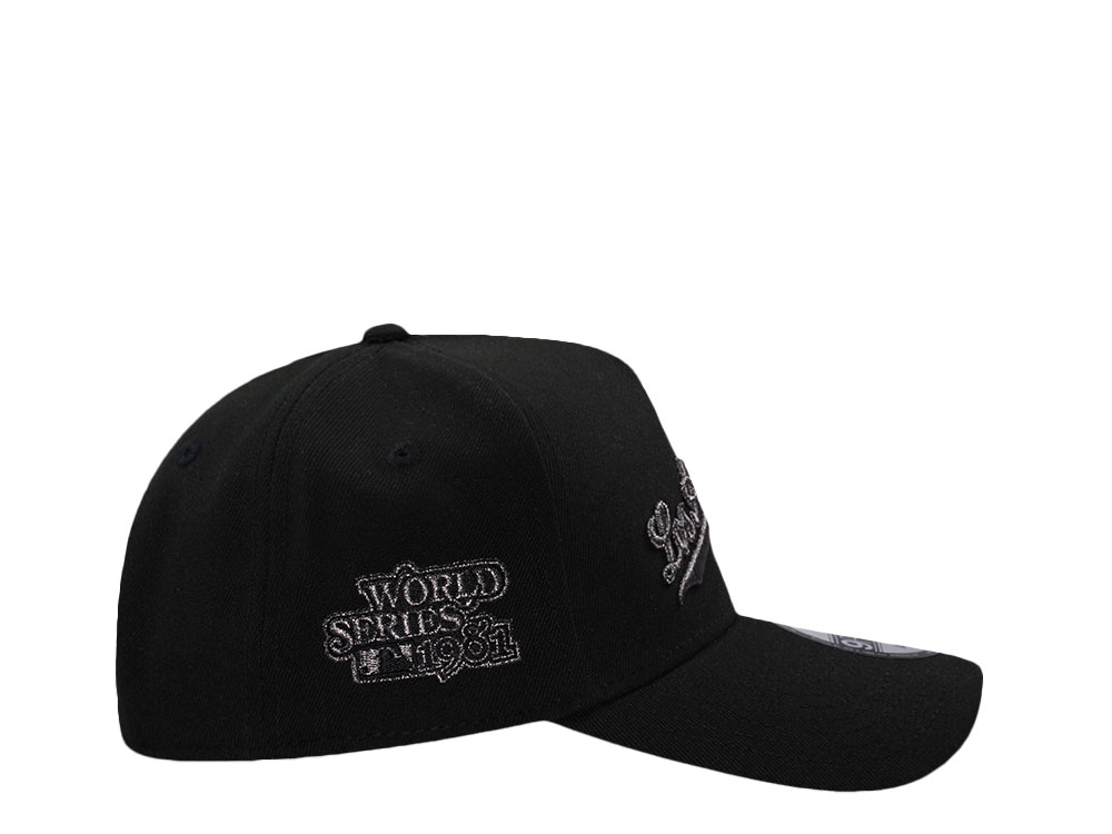 New Era Los Angeles Dodgers World Series 1981 Edition Black 9Forty A Frame Snapback Cap