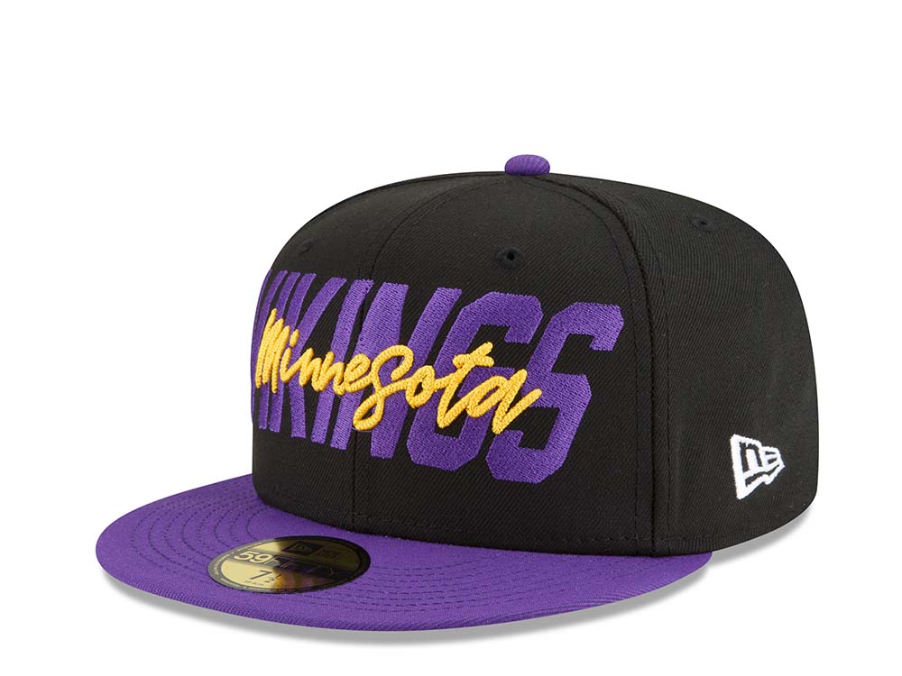 New Era Minnesota Vikings NFL Draft 22 59Fifty Fitted Cap