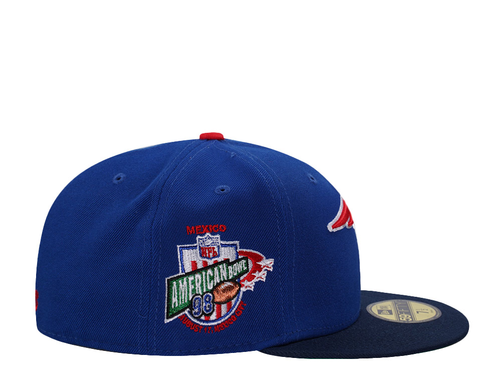 New Era New England Patriots American Bowl 1998 Blue Two Tone Edition 59Fifty Fitted Cap