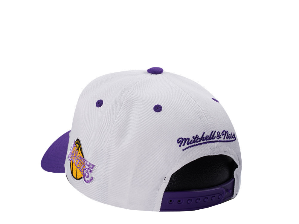 Mitchell & Ness Los Angeles Lakers NBA Playoffs 1996 Chrome Two Tone Editon Pro Crown Fit Snapback Cap