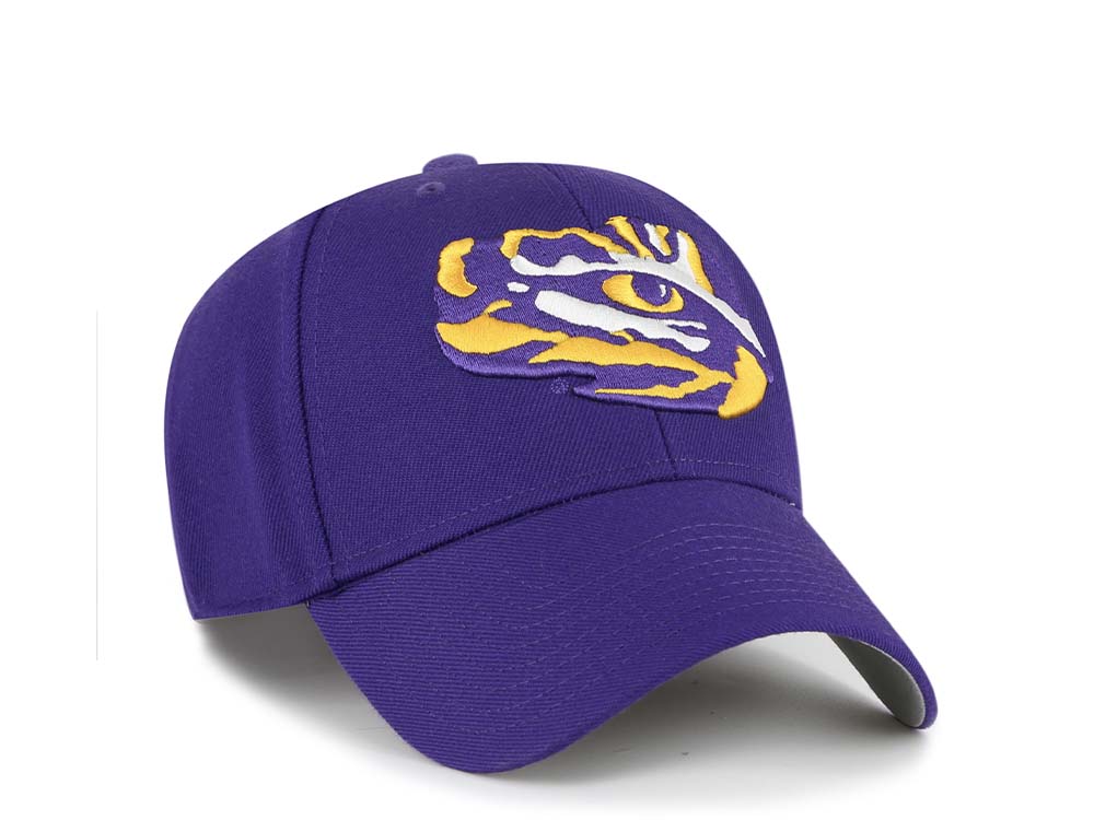 47Brand Louisiana State Tigers LSU Purple Wool MVP Strapback Cap