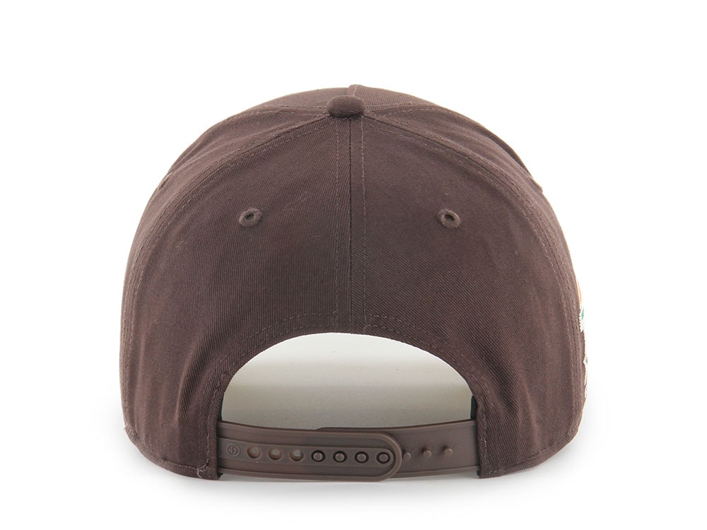 47Brand Tampa Bay Rays Cooperstwon Tropicana Field Brown Edition MVP Snapback Cap