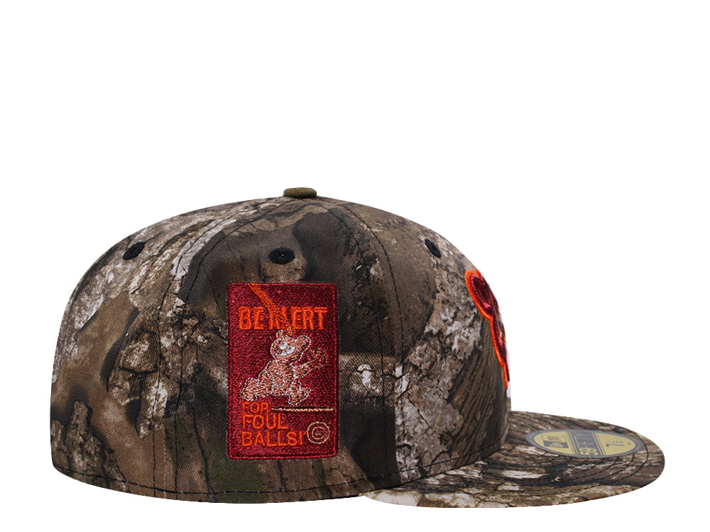 New Era Chicago Cubs Stay Alert Realtree APX Prime Edition 59Fifty Fitted Cap