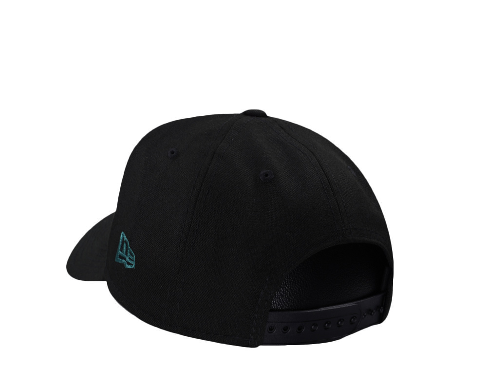 New Era Philadelphia Eagles 75th Anniversary Black Prime Edition 9Forty A Frame Snapback Cap