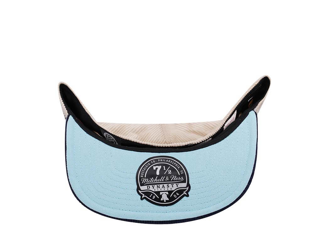 Mitchell & Ness Seattle Kraken Inaugural Season 21 Two Tone Cord Edition Dynasty Fitted Cap
