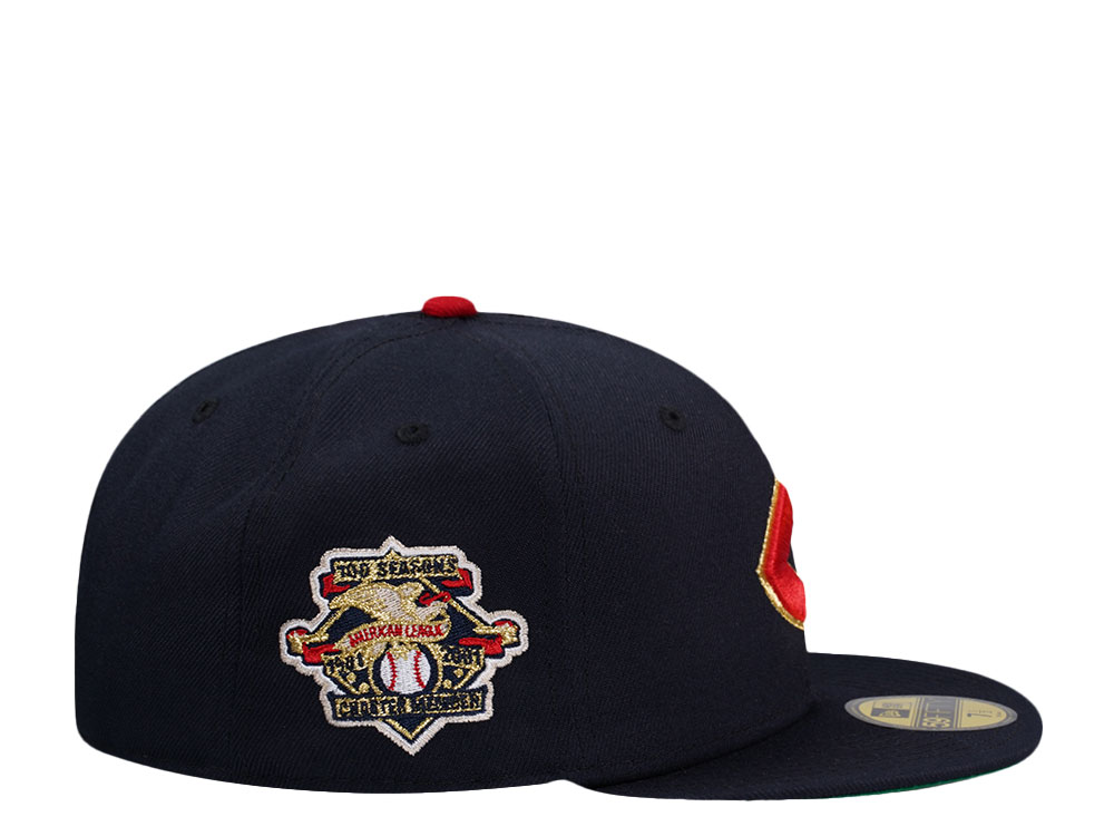 New Era Cleveland Indians American League Throwback Edition 59Fifty Fitted Cap