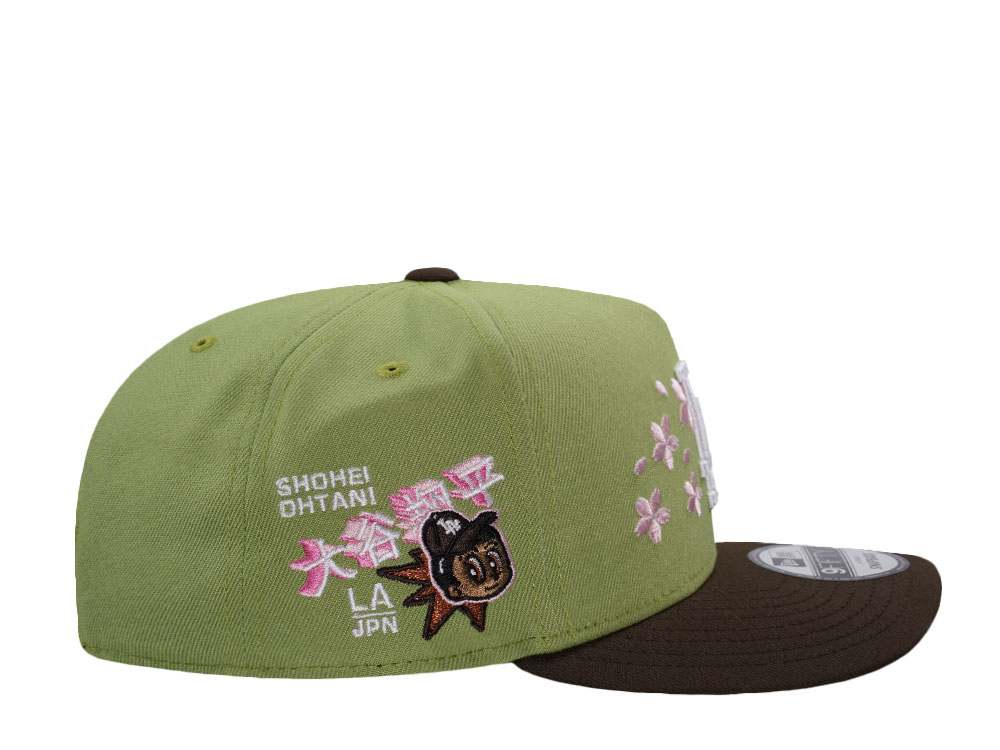 New Era Los Angeles Dodgers Ohtani Matcha Two Tone Edition 9Fifty A Frame Snapback Cap