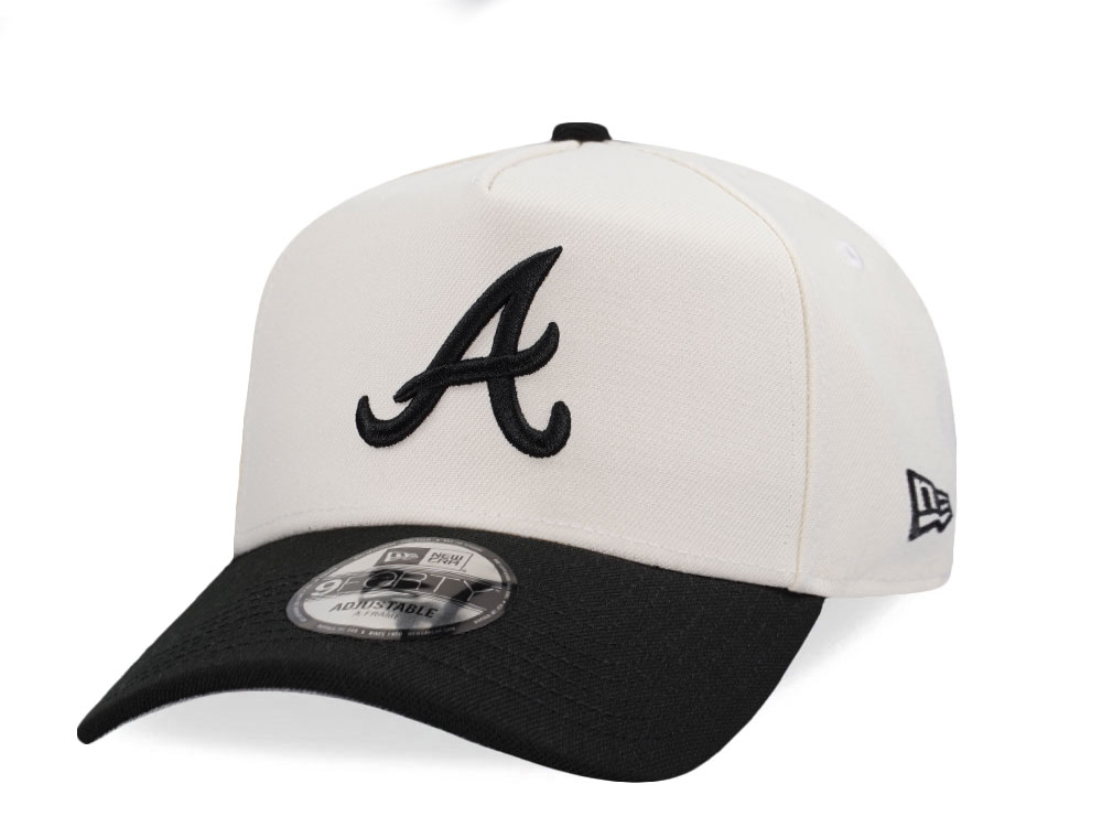 New Era Atlanta Braves Chrome Two Tone Edition 9Forty A Frame Snapback Cap