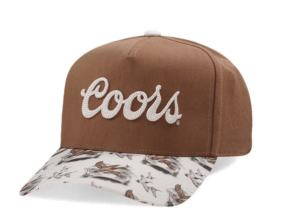 American Needle Coors Buckhorn Brown Two Tone Edition Snapback Cap