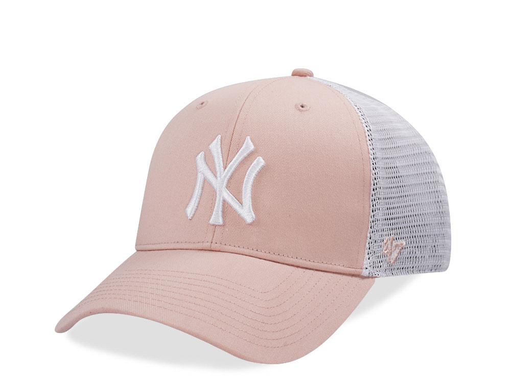 47Brand New York Yankees Dusty Mauve MVP Trucker Snapback Cap