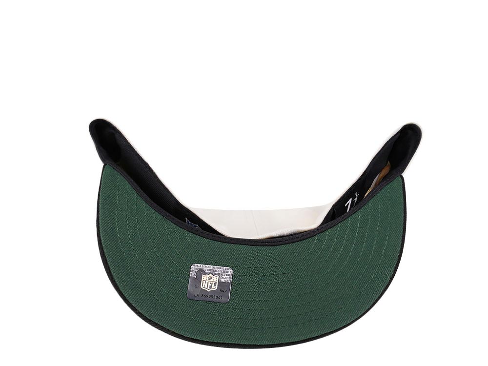 New Era Green Bay Packers 50th Anniversary Cream Dome Edition 59Fifty Fitted Cap