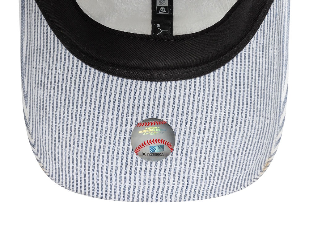 New Era New York Yankees Seersucker Navy  9Twenty Strapback Cap