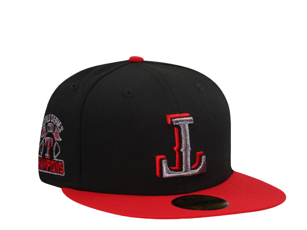 New Era Texas Rangers World Series Champions 2023 Liquid Titanium Two Tone Edition 59Fifty Fitted Cap