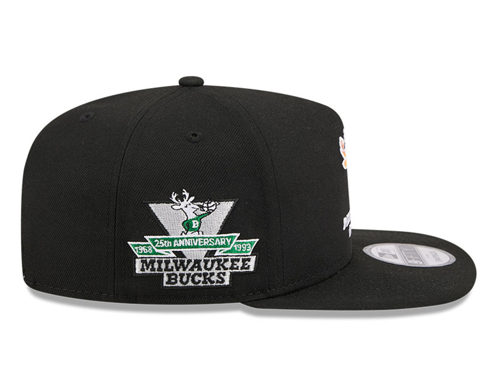 New Era Milwaukee Bucks 25th Anniversary HWC Edition 9Fifty A Frame Snapback Cap