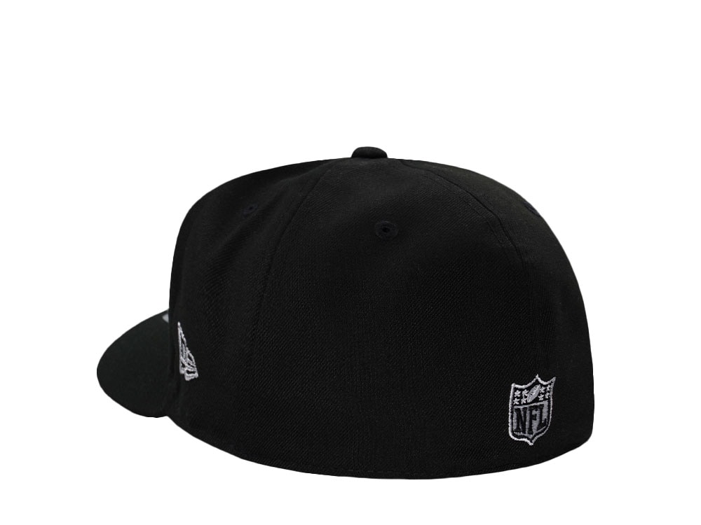 New Era Las Vegas Raiders Black Prime Edition 59Fifty A Frame Curved Fitted Cap