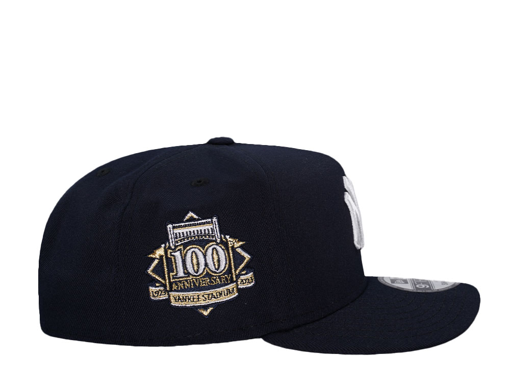 New Era New York Yankees 100th Anniversary Navy 9Fifty A Frame Snapback Cap