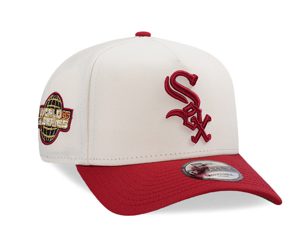 New Era Chicago White Sox World Series 2005 Chrome Two Tone Edition 9Forty A Frame Snapback Cap