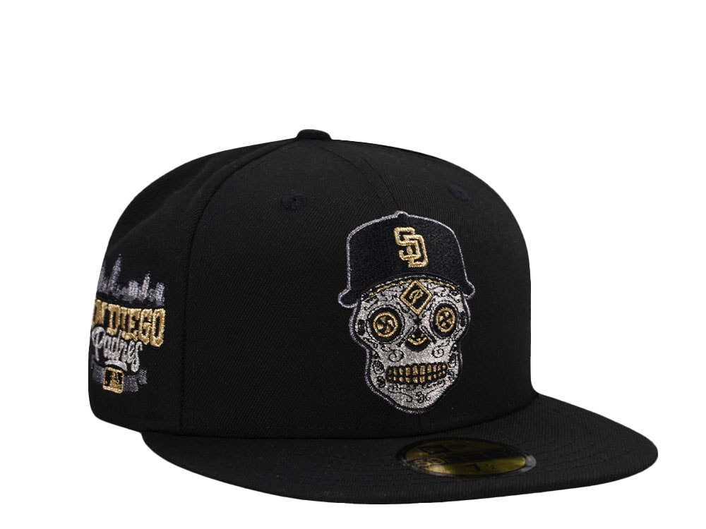 New Era San Diego Padres Black Skull Prime Edition 59Fifty Fitted Cap