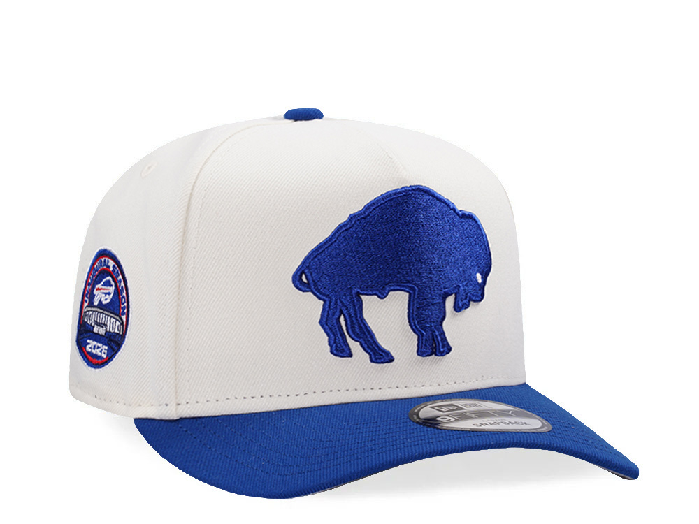 New Era Buffalo Bills Inaugural Season Chrome Two Tone Edition 9Fifty A Frame Snapback Cap