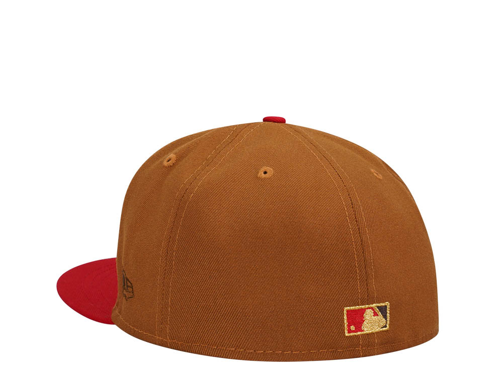 New Era Chicago Cubs All Star Game 1990 Prime Gold Two Tone Throwback Edition 59Fifty Fitted Cap