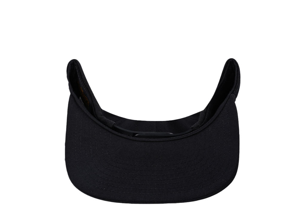 Yupoong Basic Black Snapback Cap