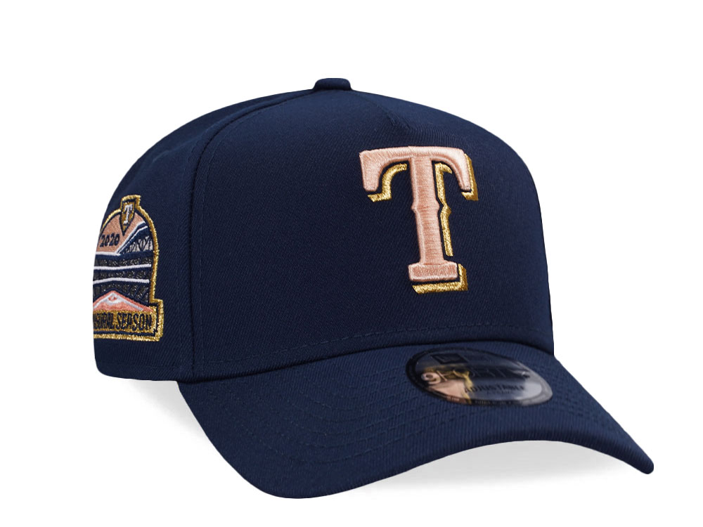 New Era Texas Rangers Inaugural Season 1972 Navy Prime Edition 9Forty A Frame Snapback Cap