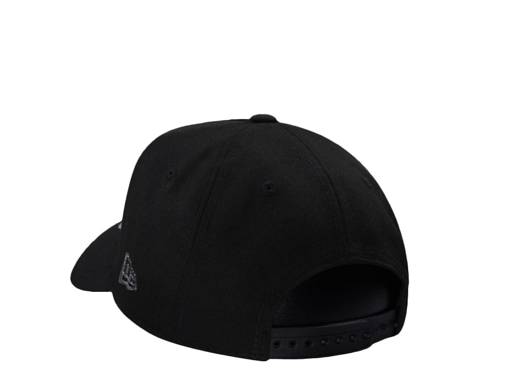New Era Seattle Kraken Fear the Deep Metallic Black Prime Edition 9Forty A Frame Snapback Cap