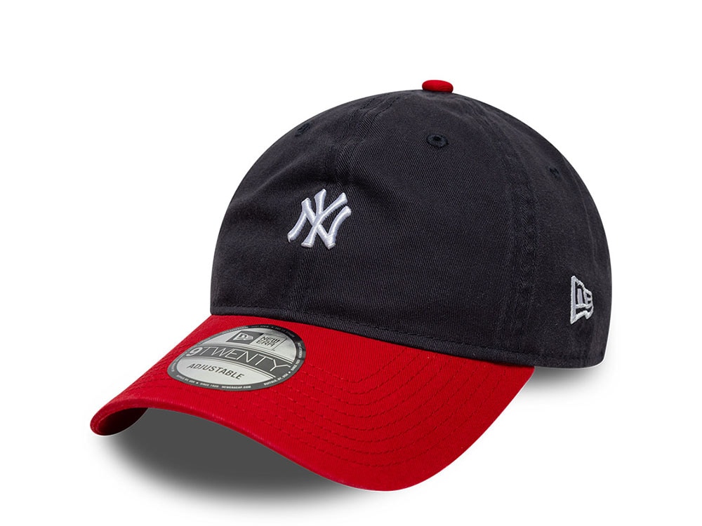 New Era New York Yankees Washed Mini Logo Two Tone 9Twenty Strapback Cap