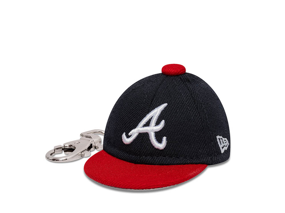 New Era Atlanta Braves Mini Cap Keychain