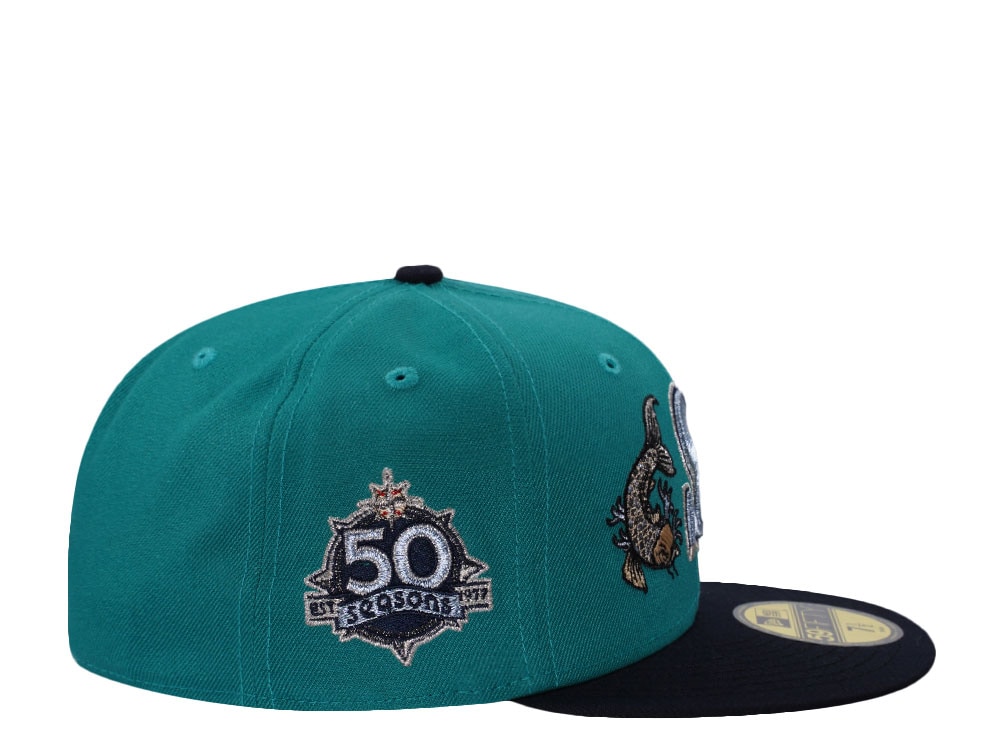 New Era Seattle Mariners 50th Anniversary Northwest Green Two Tone Edition 59Fifty Fitted Cap