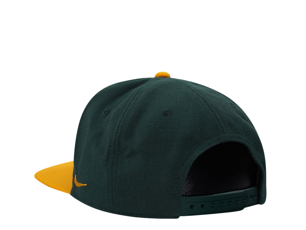 Nike Oakland Athletics Dri-Fit Pro Dark Green Two Tone Edition Snapback Cap