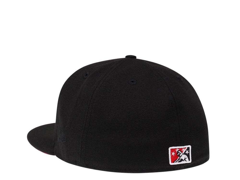 New Era Greenville Reds Black and Red Edition 59Fifty Fitted Cap