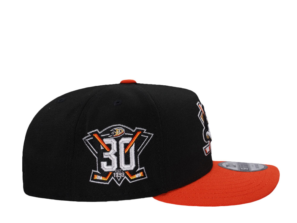 New Era Anaheim Ducks 30th Anniversary Two Tone Original Edition 9Fifty A Frame Snapback Cap