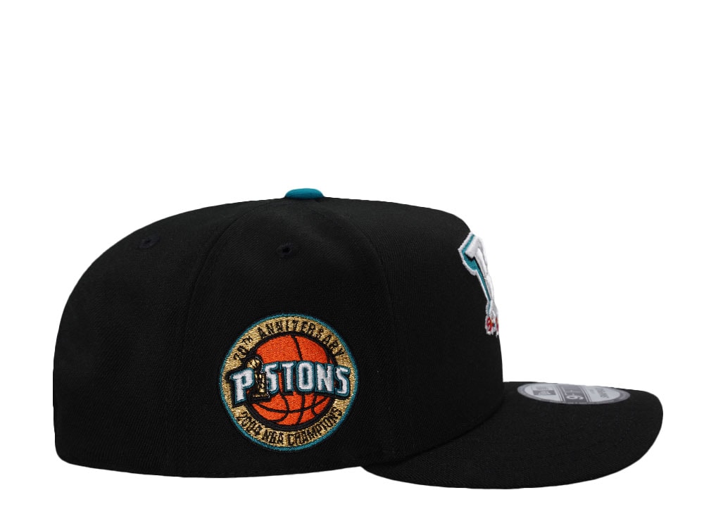New Era Detroit Pistons 20th Anniversary Black Prime Edition 9Fifty A Frame Snapback Cap