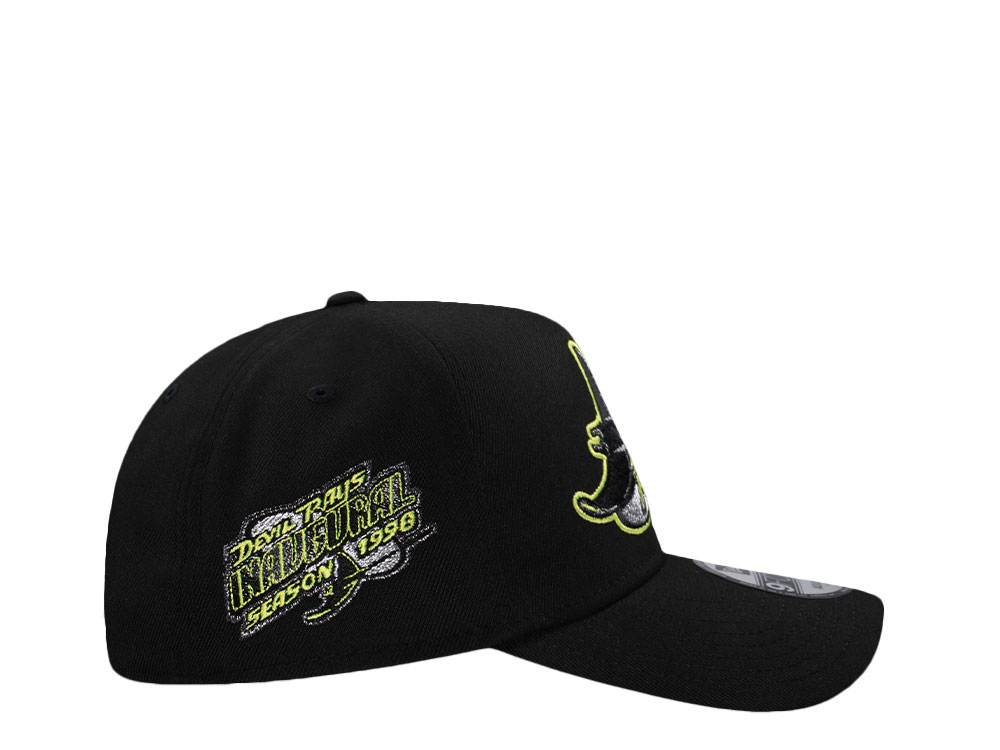 New Era Tampa Bay Rays Inaugural Season 1998 Black Prime Edition 9Forty A Frame Snapback Cap