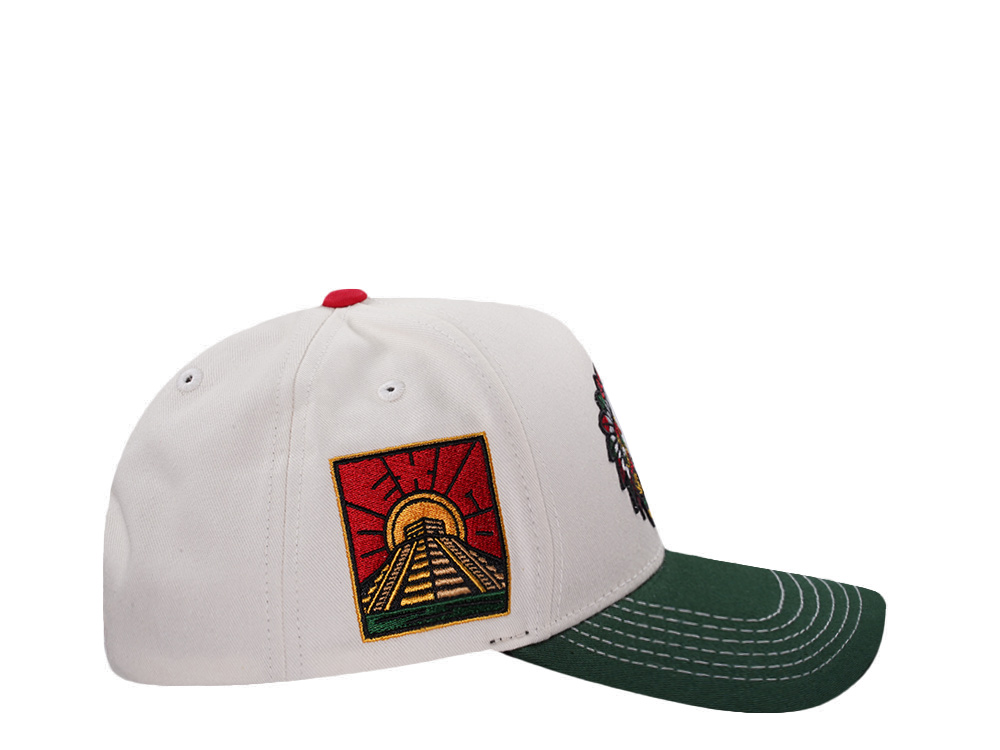 Parallel Union Mexico Skull Headdress Chrome Two Tone Edition Snapback Cap