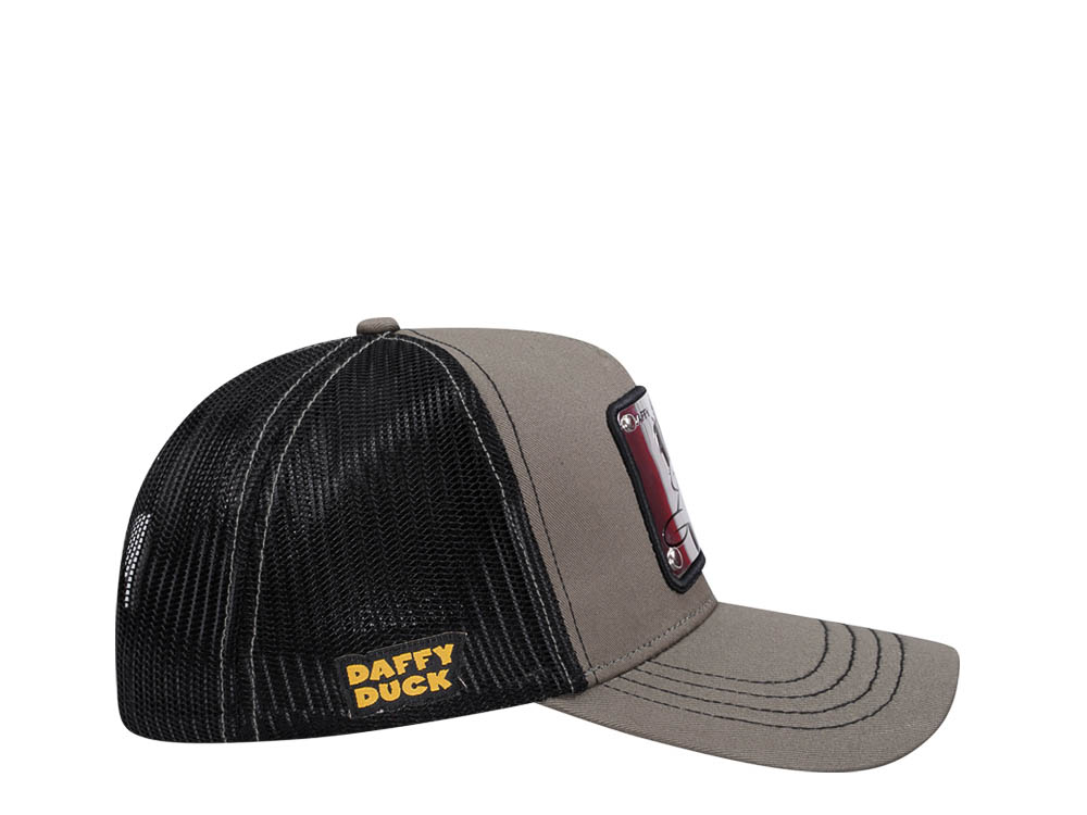 Capslab Looney Tunes Daffy Duck Olive Trucker Snapback Cap