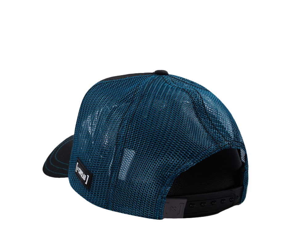 Capslab Looney Tunes Taz Black Trucker Snapback Cap