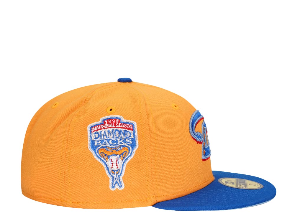 New Era Arizona Diamondbacks Inaugural Season 1998 Fresh Orange Two Tone Prime Edition 59Fifty Fitted Cap