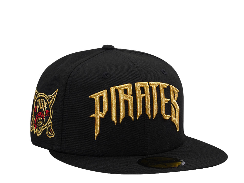 New Era Pittsburgh Pirates National League Debut 1887 Black Prime Edition 59Fifty Fitted Cap