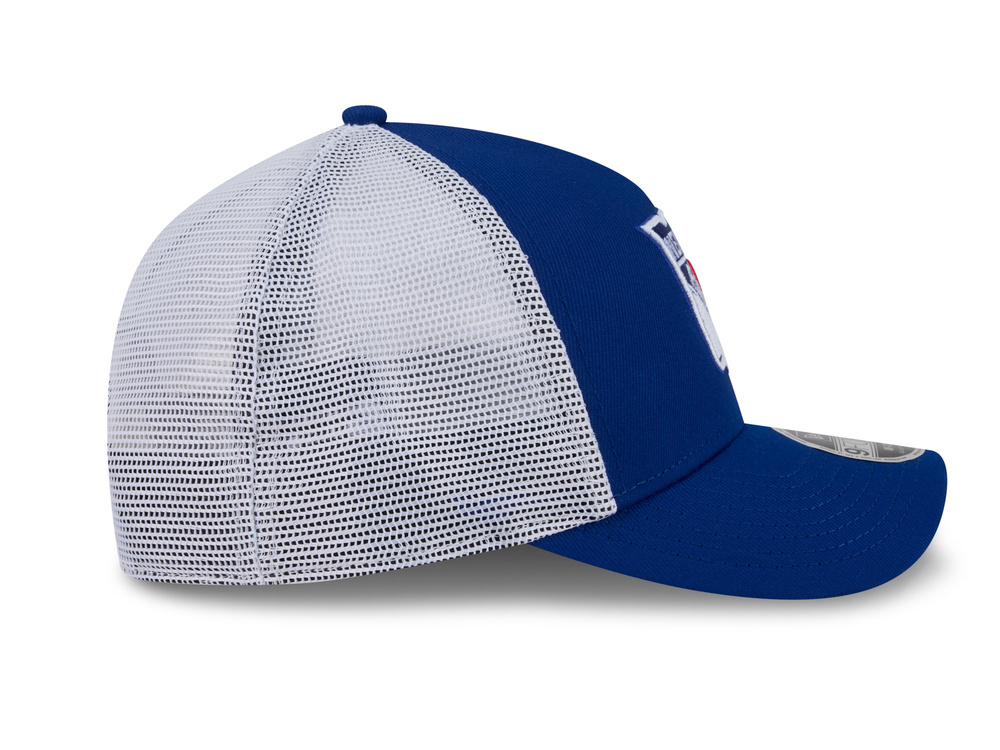New Era New York Rangers Official Team Color Edition 9Forty M Crown A Frame Trucker Snapback Cap