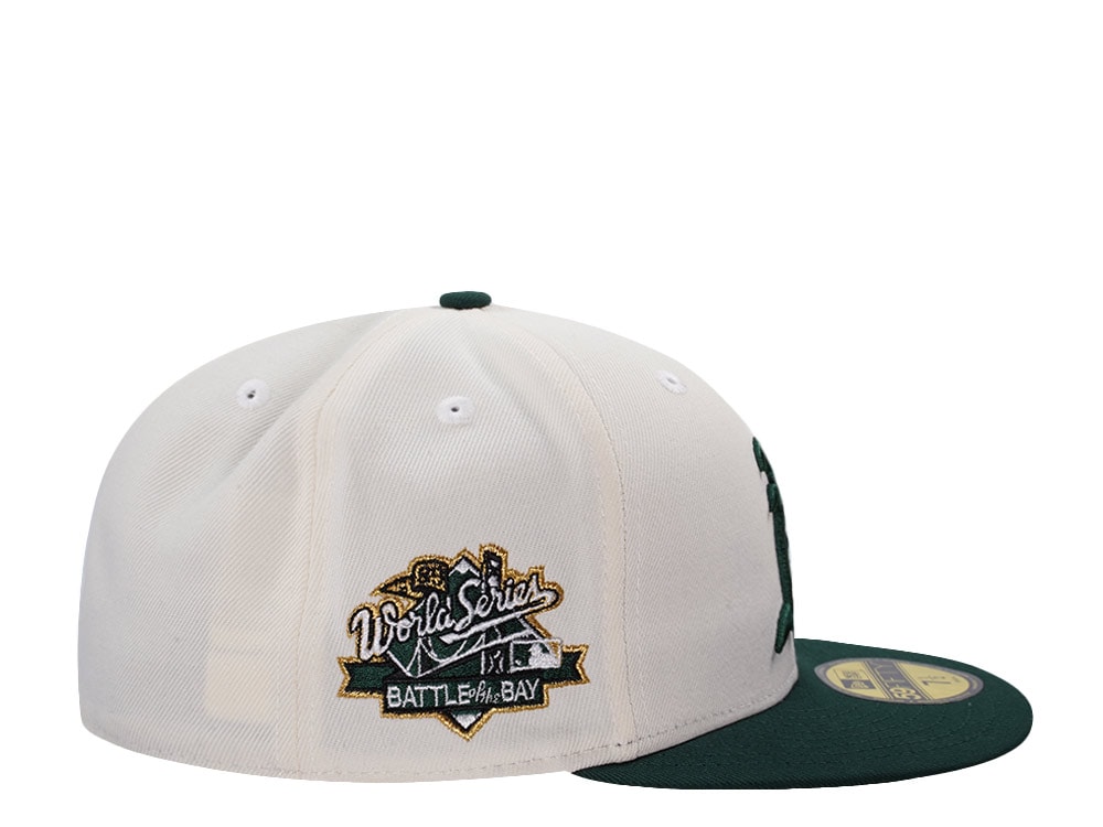 New Era Oakland Athletics World Series 1989 Chrome Two Tone Edition 59Fifty Fitted Cap