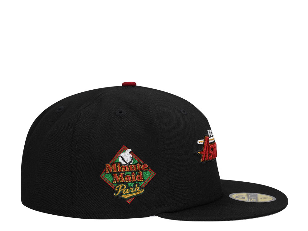 New Era Houston Astros Minute Maid Park Black Brick Classic Edition 59Fifty Fitted Cap