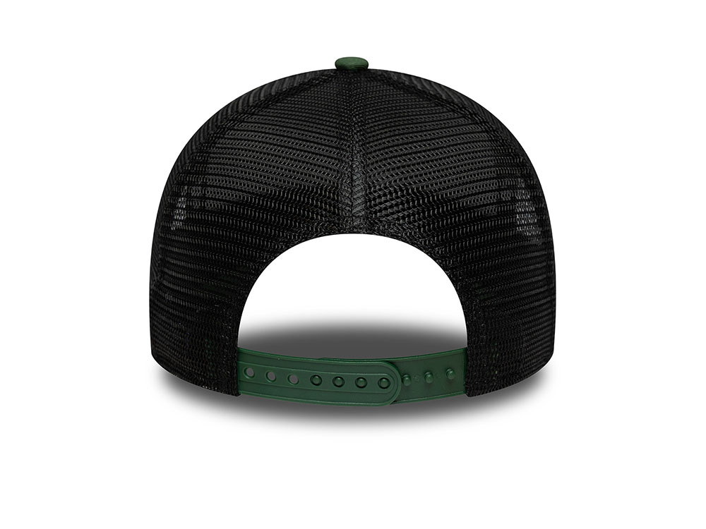 New Era Manchester United Fc Seasonal Dark Green Edition 9Forty A Frame Trucker Snapback Cap