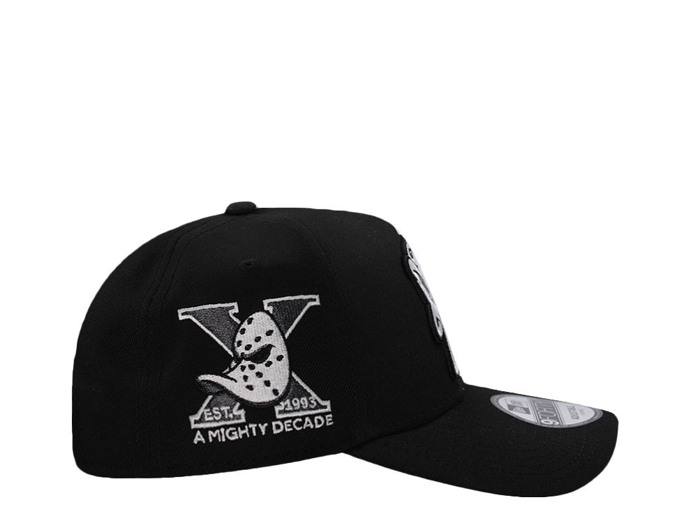 New Era Anaheim Ducks 10th Anniversary Black Prime Edition 9Forty A Frame Snapback Cap
