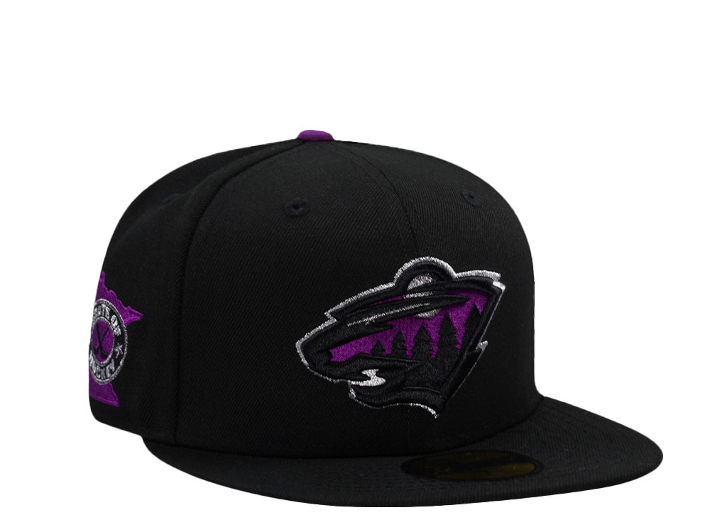 New Era Minnestoa Wild State of Hockey Purple Detail Prime Edition 59Fifty Fitted Cap