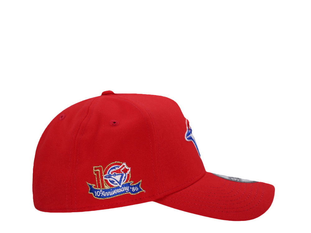 New Era Toronto Blue Jays 10th Anniversary Red Prime Edition 9Forty A Frame Snapback Cap